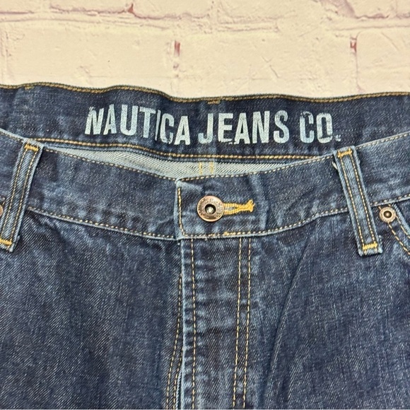 Nautica jeans co Relaxed fit dark wash denim Men's Blue Jeans 40x32 Y2K vintage - Picture 15 of 15